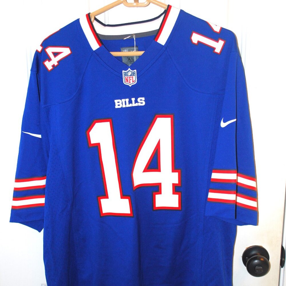 NFL NIKE Buffalo Bills #14 Diggs Blue Football Jersey XL Excellent Condition
